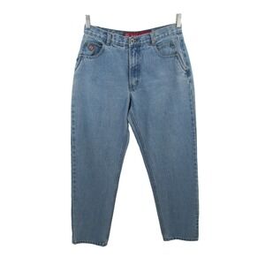 Vintage 90's POSTED Retro Relaxed Tapered Jeans Women 29 x 31 Blue Denim Y2K Mom